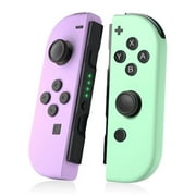 Wireless Switch Controller for Nintendo Switch Controller,Switch Joy Pad Remote Control Purple/Greeen
