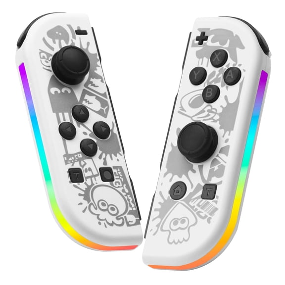 Wireless Switch Controller for Nintendo with Lighted, Switch Remote Joypad with Turbo Function/Dual Vibration/6-Asix Gyro Sensor