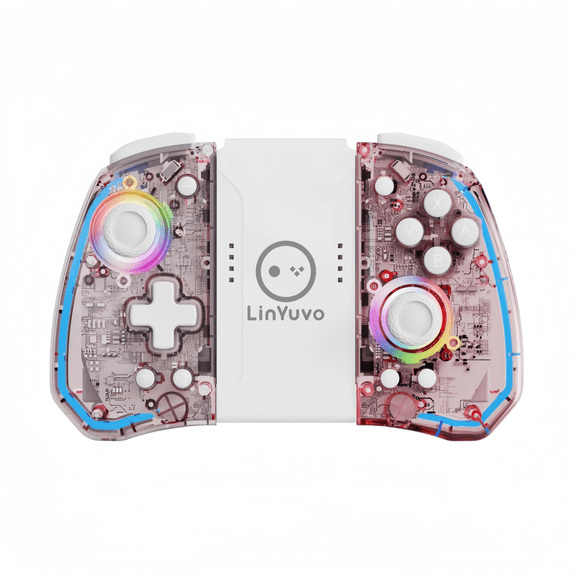 Wireless Switch Controller for Switch/OLED/Lite Gamepad RGB Lights Joysticks