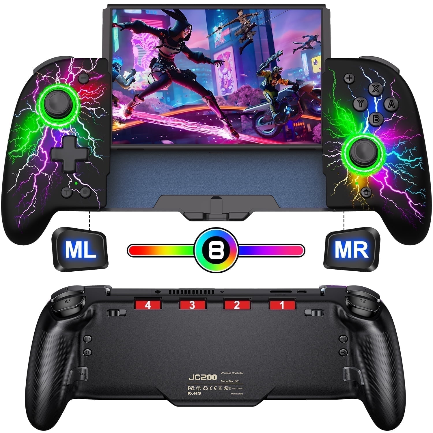 メーカー 一覧 Full-Size Controller, Switch Pro Beboncool Grip Nintendo for 家庭用ゲーム機本体