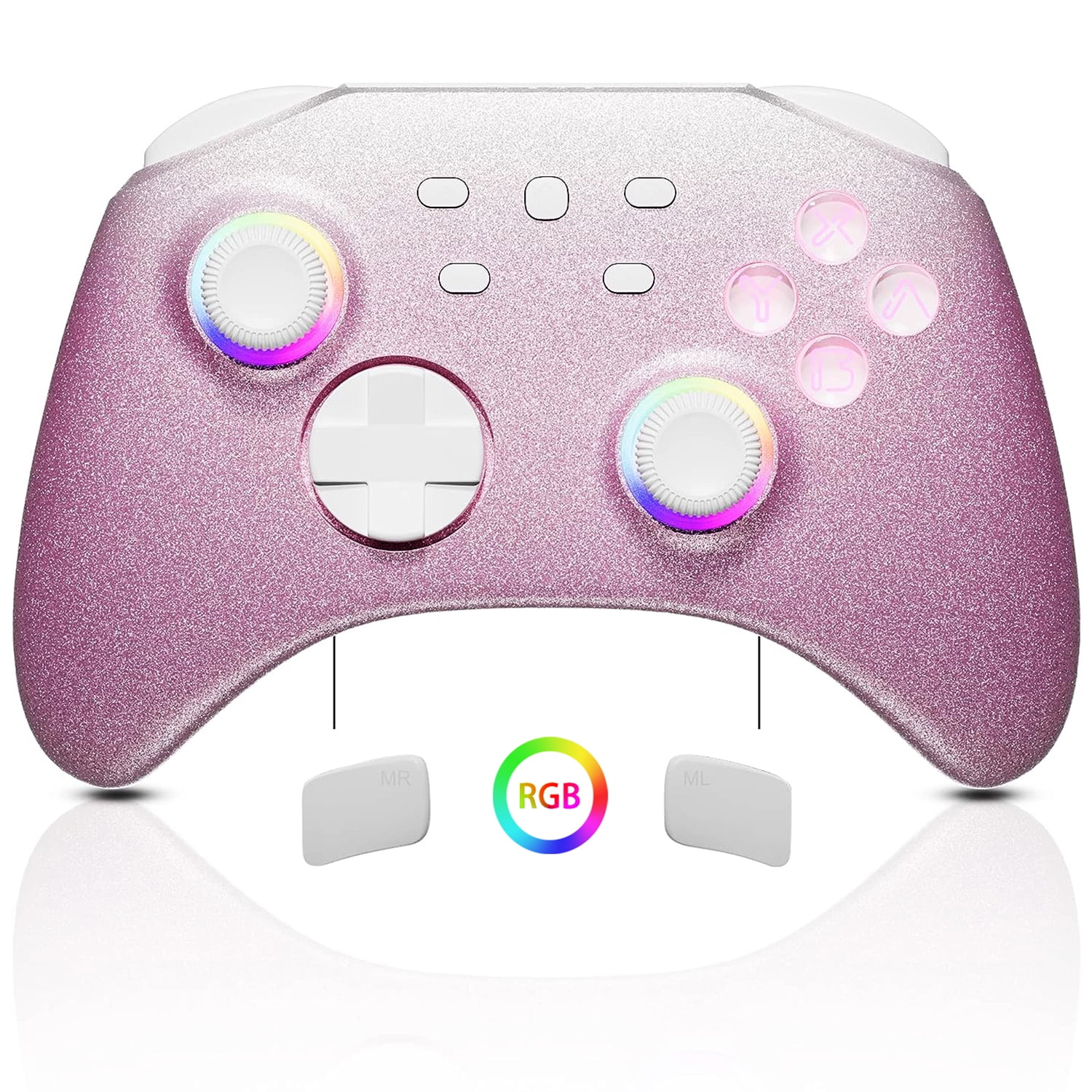Custom Pastel Pink Nintendo Switch Pro Controller 