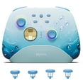 thumbnail image 1 of Wireless Switch Pro Controller with Hall Effect Joysticks Triggers(No Drift), Bluetooth Gamepad for Nintendo Switch, Windows PC iOS Android Steam with Headphones Jack/Programmable/Turbo/Wakeup Blue, 1 of 17