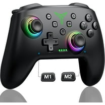 Wireless Switch Pro Controller for Nintendo Switch /OLED/Lite/PC/IOS/Android,BEBONCOOL Switch Remote with 1000MAH Battery Capacity,Black