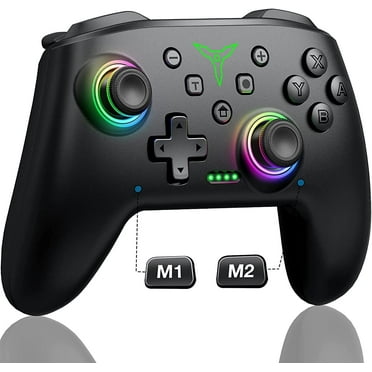 Wireless Switch Pro Controller for Nintendo Switch /OLED/Lite/PC/IOS/Android,BEBONCOOL Switch Remote with 1000MAH Battery Capacity,Black