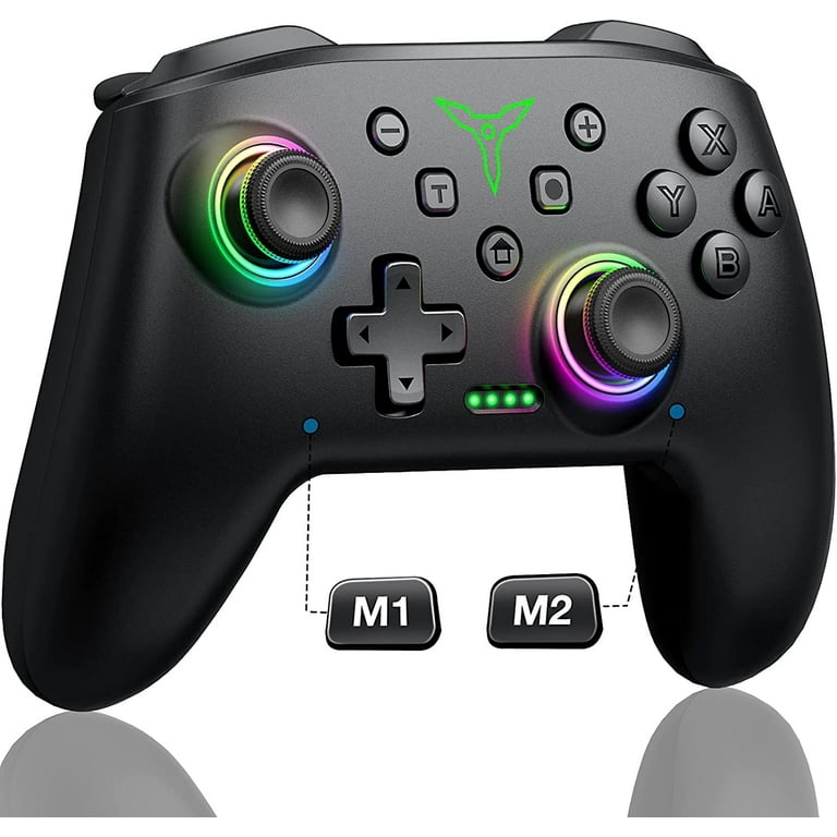 BEBONCOOL Black Wireless Pro Controller for Nintendo Switch