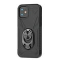 thumbnail image 1 of Wireless Sync Samsung Galaxy A10E Ring Kickstand Shockproof Tpu Phone Case Cover - Silver Black, 1 of 5