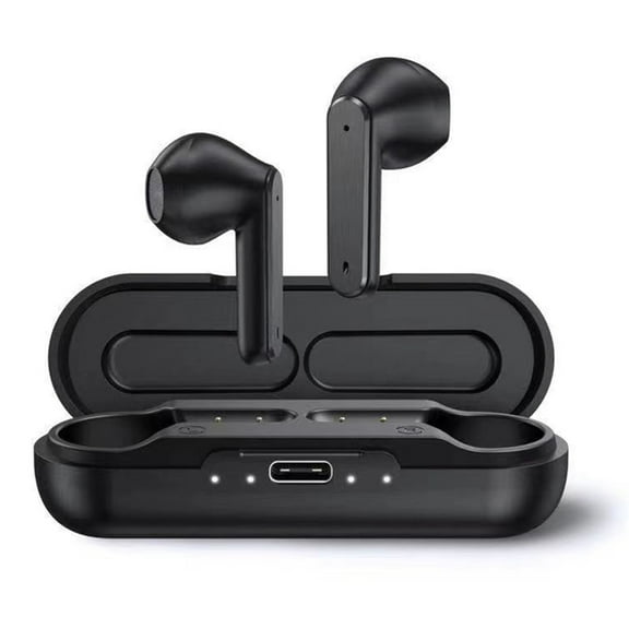 Wireless TWS Earphones for iPhone 16/Pro/Max/Plus - Earbuds Headphones True Stereo Headset Hands-free Mic