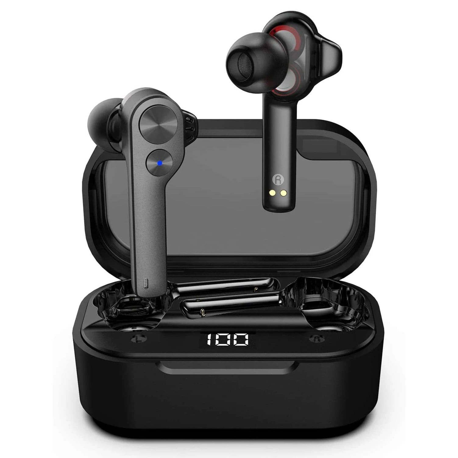 Wireless TWS Earphones for iPhone SE 2022 Bluetooth Earbuds Headphones True Stereo Headset Hands free Mic Charging Case D1K Compatible With iPhone SE 2022 3rd Generation Walmart