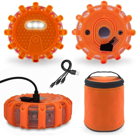 Wireless Tail Lights for Trailer,Trailer Lights Kit,100FT Range Rechargeable LED Tail Tow Light for Truck, Rv, Camper, Boat, Carava, IP67 Waterproof(A Pair)