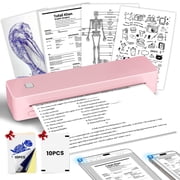Inkless Thermal Printer, Compatible with US Letter/A4/A5/B5 Paper, Works with Android & iOS Phones and Laptops