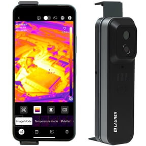 Wireless Thermal Imaging Camera, 512384 Super Resolution, Thermal Imager for Android & iOS Smartphones, 256x192 IR Resolution, Infrared Camera Gadget for Home Inspection, HVAC, Cooking