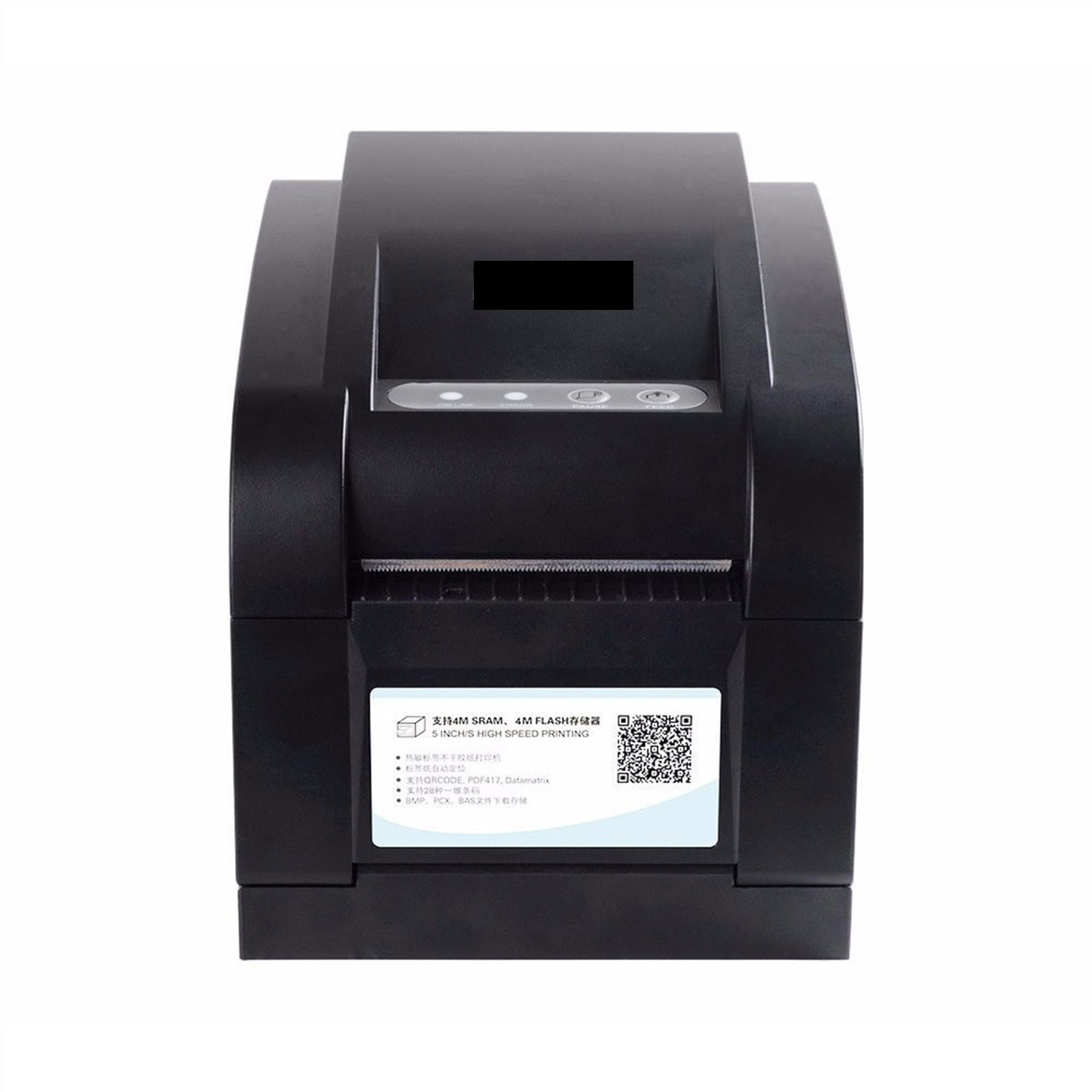 Wireless Thermal Label Printers 20mm-80mm Barcode Sticker Printer 365B ...