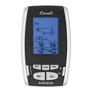 Escali DHRW1 Wireless BBQ, Meat, Fish Thermometer and Timer, 200 Feet/65 Meter Range, Stainless Steel Oven Safe Probe, Black/Silver