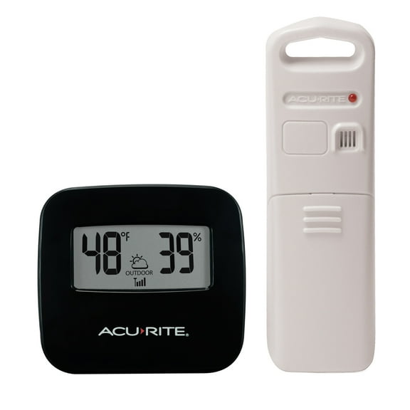 AcuRite Wireless Digital Indoor/Outdoor Thermometer and Hygrometer for Temperature and Humidity Measurements (02097M)