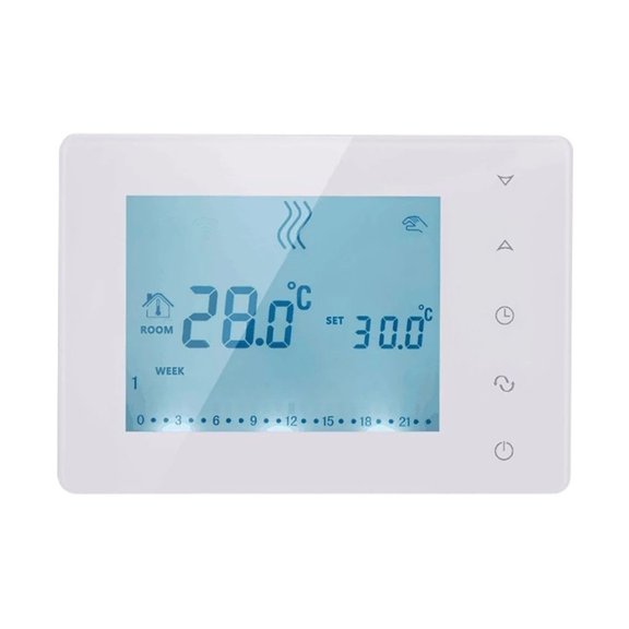 Wireless Thermostat For Gas Boiler Room Heating Temperature Controller Touch Screen Programmable Regulator