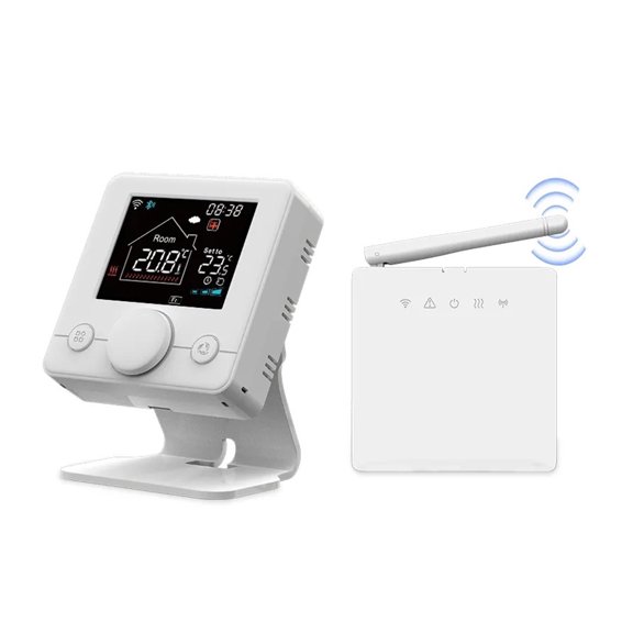 Wireless Thermostat Programmable Temperature Controller For Room Gas Boiler Actuator ,Easy to Install