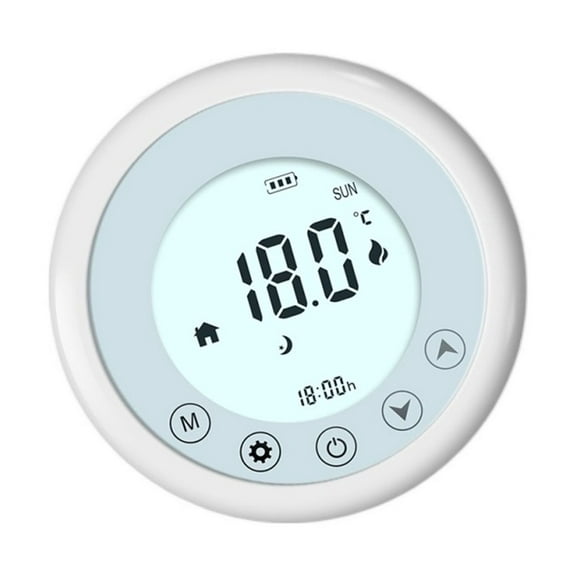 Wireless Thermostat Smart Temperature Controller, Kit Programmable Battery Powerd For Gas Boiler Room Heating ,Temperature calibrating