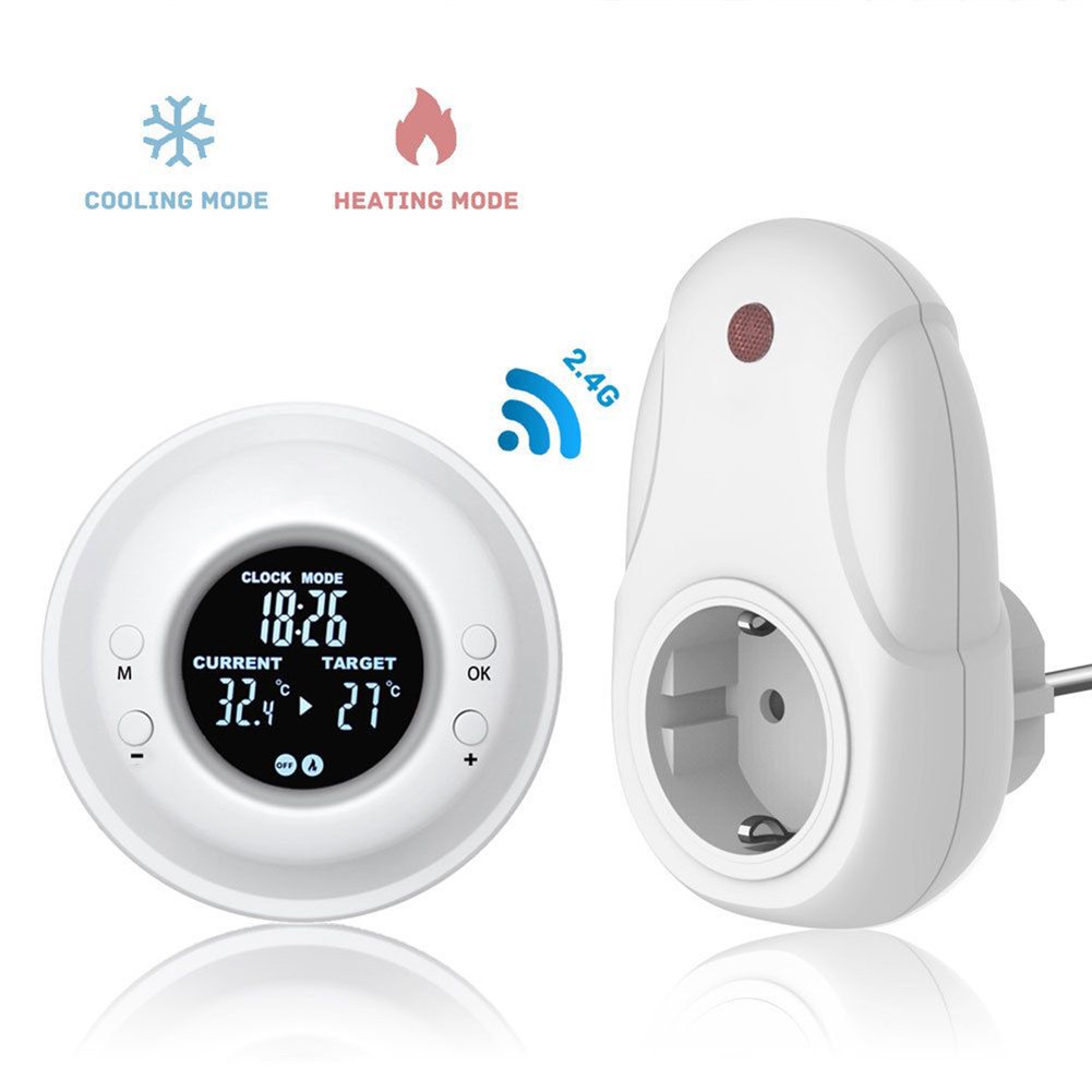 Wireless Thermostat for Sockets Heaters Electric Heater Infrared Heater