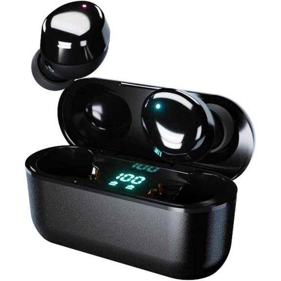 Wireless Tiny Invisible Earbuds Headphones Ear Buds Discreet Small Earbuds for Work Bluetooth Smallest Micro Wireless Hidden Ear Buds for Small Ears Mini Invisible Earbud Earphones Headphones