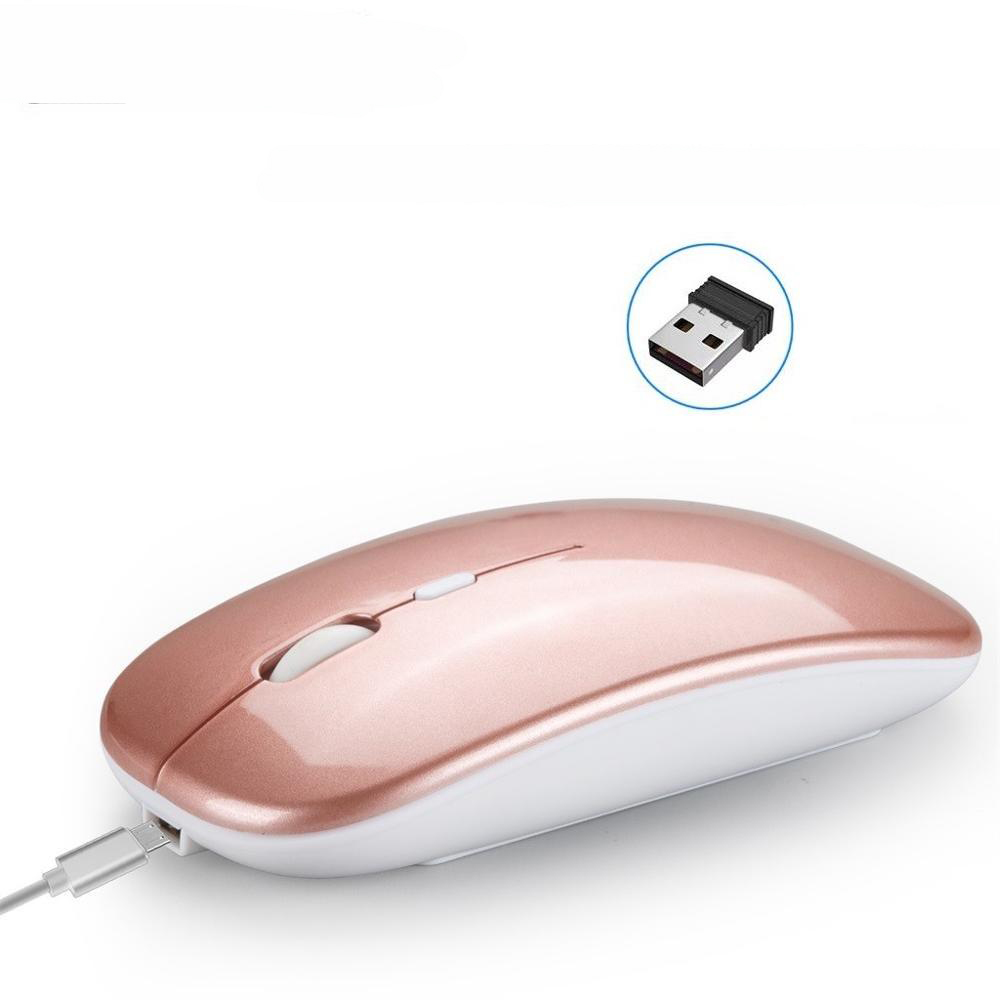 Wireless Touch Mouse Optical USB Receiver Slim Silent Ergonomic Magic