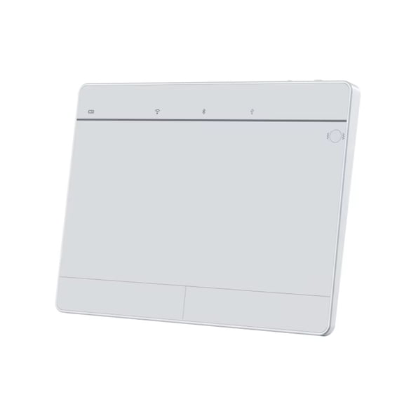 Wireless Touchpad Bluetooth Three-mode Connection Touchpad Mouse Rechargeable Multi Gestures Trackpad for Windows10/11, Silver