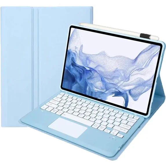 Wireless Touchpad Keyboard Case for Lenovo Idea Tab Pro 12.7 inch 2025 Model TB375FC TB373FU with Trackpad