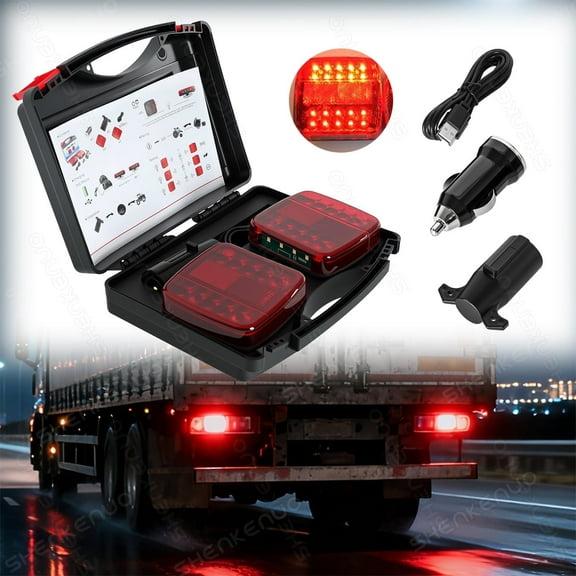 Wireless Trailer Lights Magnetic,Wireless Trailer Lights,2025 New Led Wireless