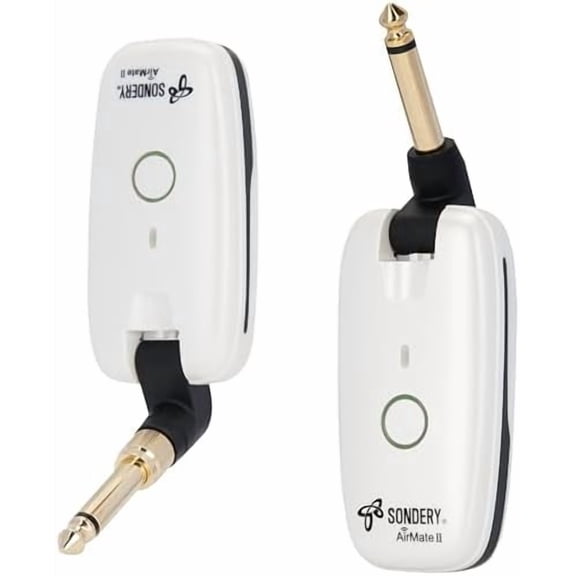 Wireless Transmitter and Receiver System for Guitar Bass Keyboard Drums Multiple Instruments 7 Channels Rechargeable Long Battery Life$$Music