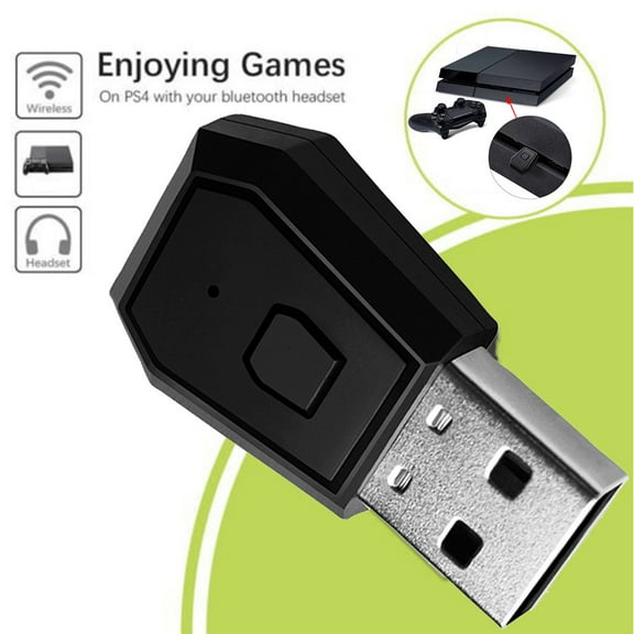 Wireless USB Adapter/D-ongle Bluetooth Receiver For Gaming Headsets Handle Crafted with Care Black Home Use