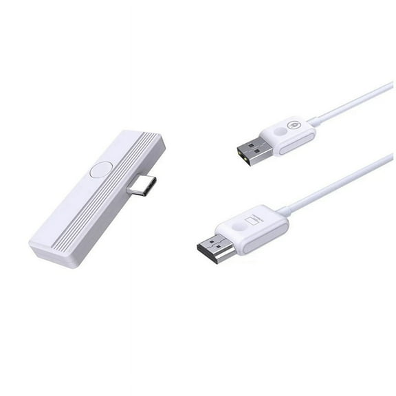 Wireless USB C to -Compatible Display Adapter Screen Mirror Cast Extend for Laptop Smart Phone to TV Projector