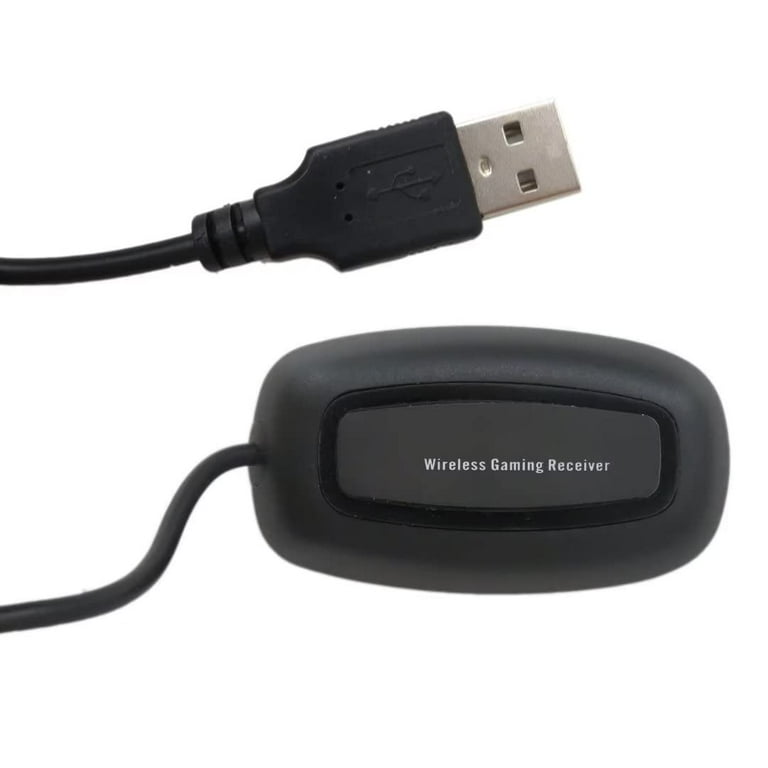 Wireless USB Gaming Receiver Adapter for Xbox 360 Controllers Desktop PC Laptop Gaming Adapter