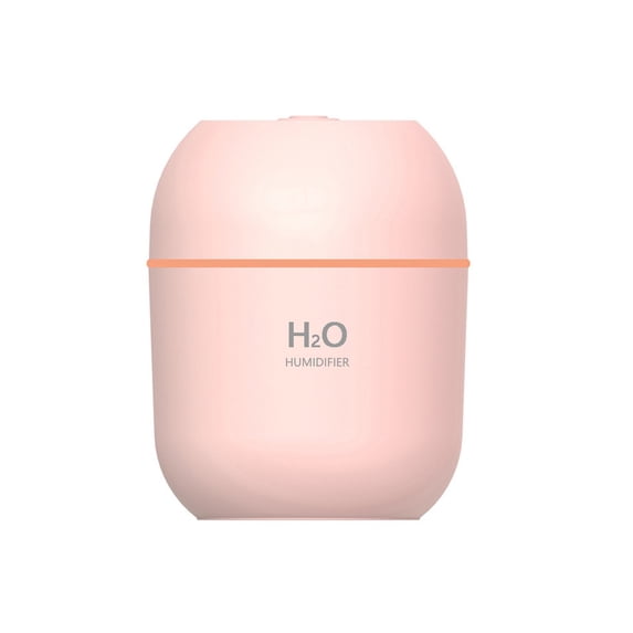 Wireless USB Rechargeable Mini Humidifier for Home Office Desk, Portable Water Mist Diffuser with Colorful Night Light and Quiet Operation