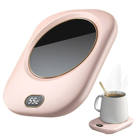 Wireless USB Vacuum Mug Wireless Desktop Coffee Warmer 3 55°C Portable Mug Thermostatic Heating Set Gift Green