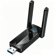 FUNNY PANDA Wireless USB WiFi Adapter, WiFi6, Dual Band, USB 3.0, AX1800, 5dBi Antennas, Bluetooth 5.3 for PC