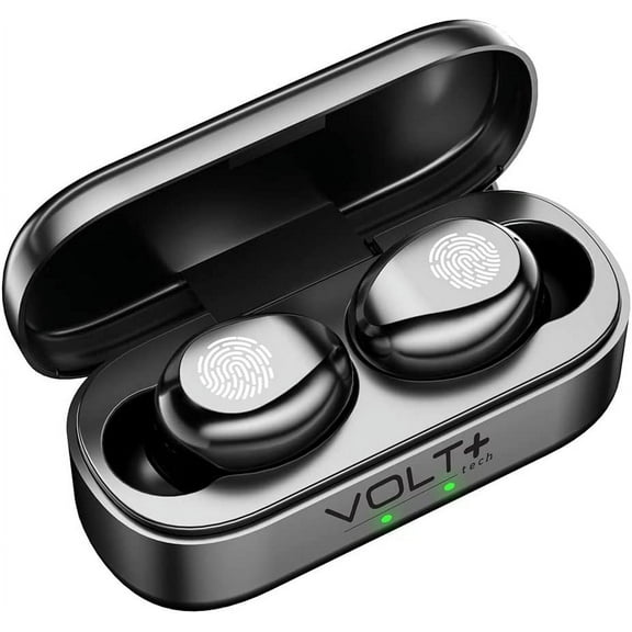 Wireless V5.3 Bluetooth Earbuds Compatible with Onyx BOOX Livingstone Updated Micro Thin Case Quad Mic 8D Bass IPX7 Waterproof/Sweatproof