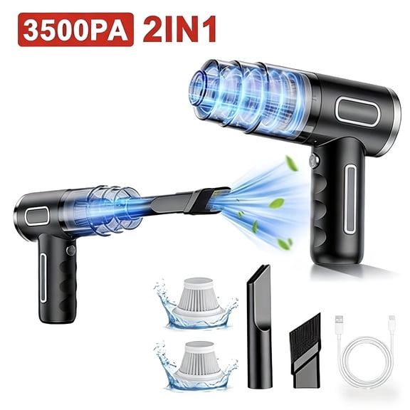 [Wireless Vacuum Cleaner] Portable Cordless Handheld Vacuum Cleaner | Upgraded Version, Cyclone Suction Wireless, Rechargeable Strong Suction for Cars/Offices/Homes