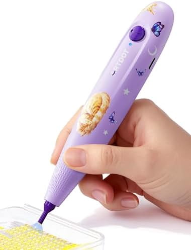 Wireless Vacuum Pen for Diamond Art Kit for Adults, Long-Lasting Electric Pen for Diamond Painting Accessories and Tools$$Art & Craft