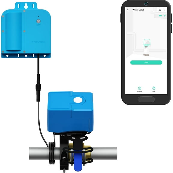 Wireless Valve Controller & Bulldog Valve Robot Automatic Water Leak Detection & Shut-off Kit HUB REQUIRED