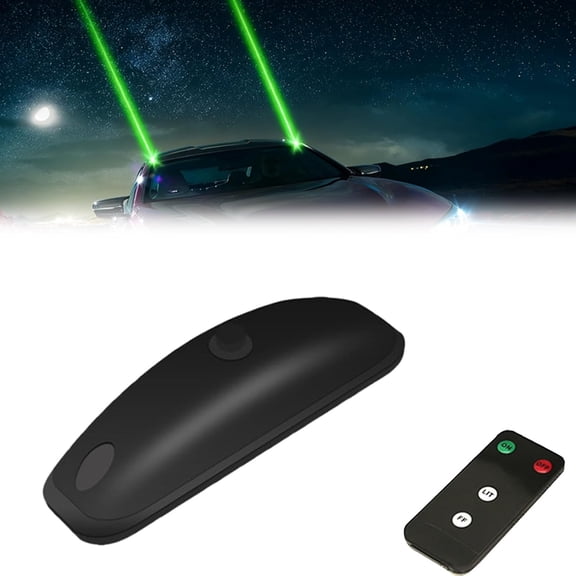 Wireless Vehicle Laser Lights Car Roof Laser Strobe Lights Emergency Warning LED Flashing Wireless Strobe Light with Remote for Cars Trucks Anti Collision Exterior Decorative