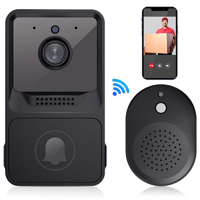 Wireless Video Doorbell Camera with Wireless Chime HD Night Vision