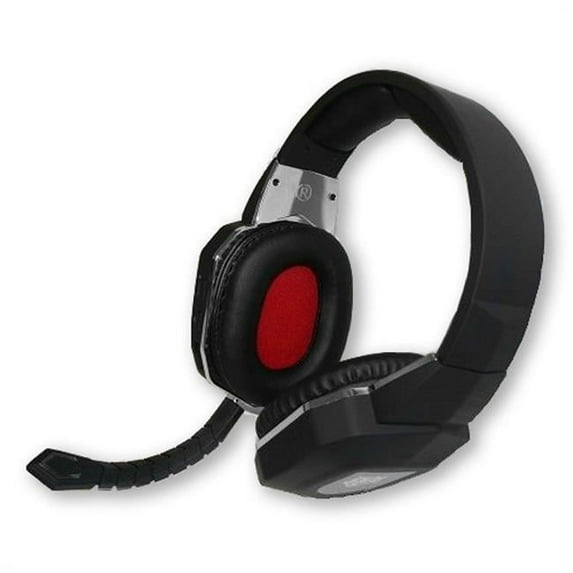 Wireless Video Game Headset Headphone for Xbox One Xbox 360, PS3, PS4, PC, Black & Red