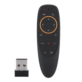 Wireless Voice Air Mouse Remote Control for Smart TV, Android TV Box, PC - Black