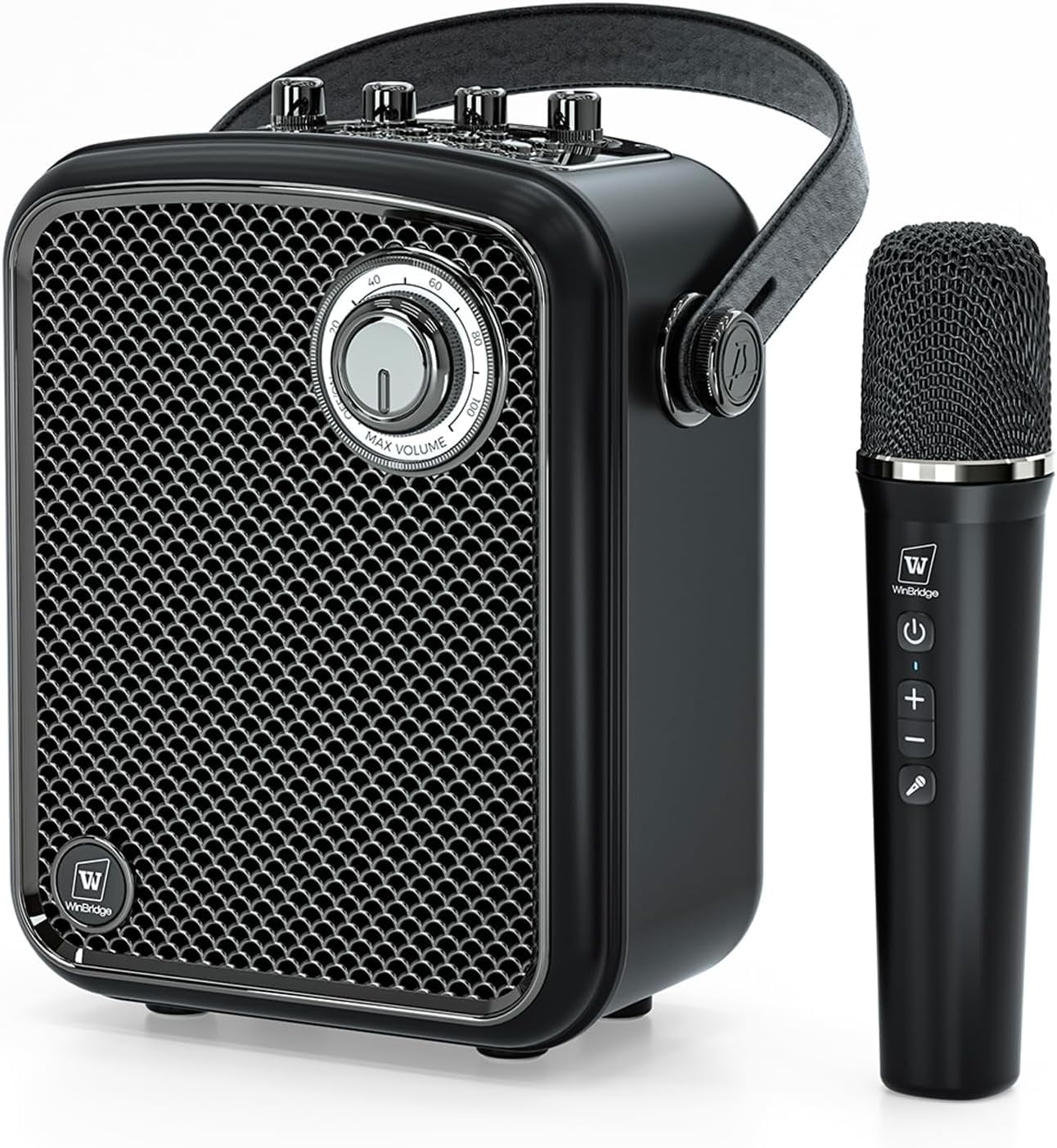HW HAOWORKS Wireless Voice Amplifier Portable PA Speaker System Karaoke Machine S100 70W Bluetooth 5.3 1-Pack
