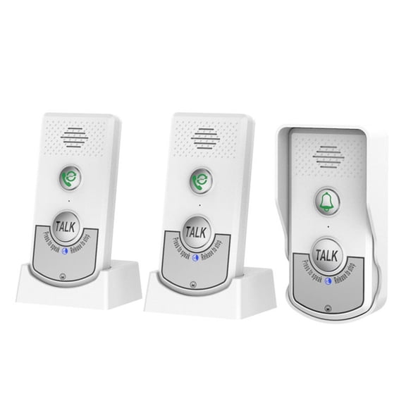 Wireless Voice Intercom Doorbell System: 1000M Range, Two-Way Communication!