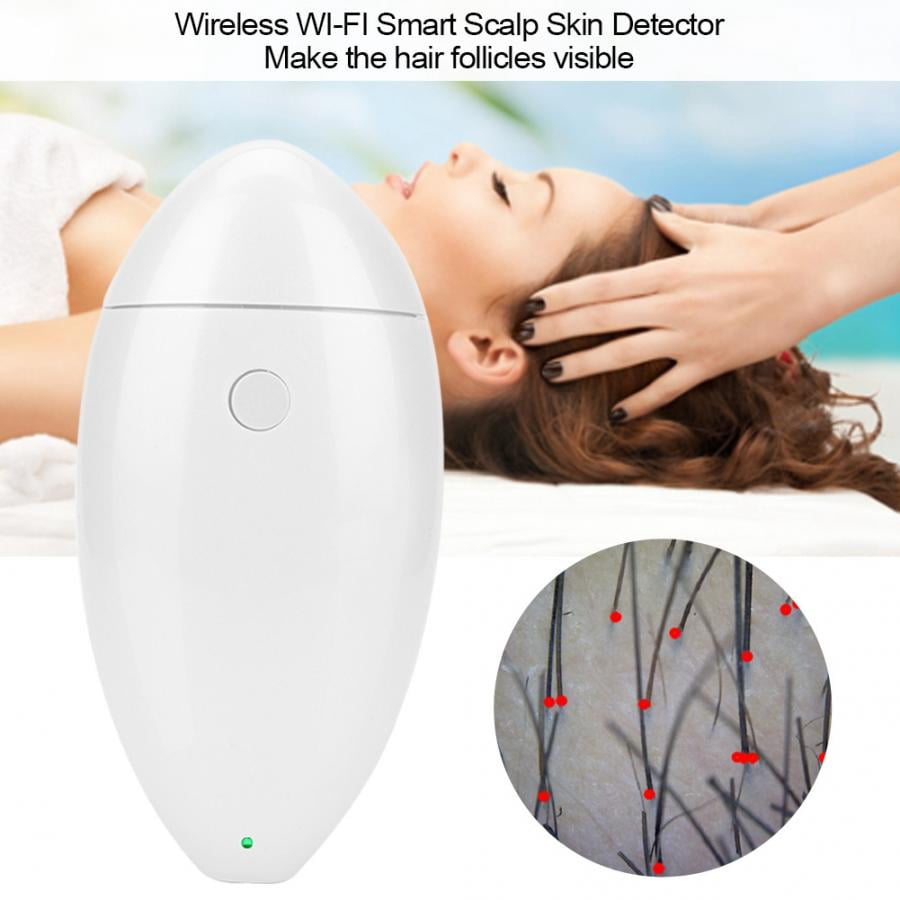 Wireless WIFI Hair Follicles Scalp Detector Digital Skin Analyzer
