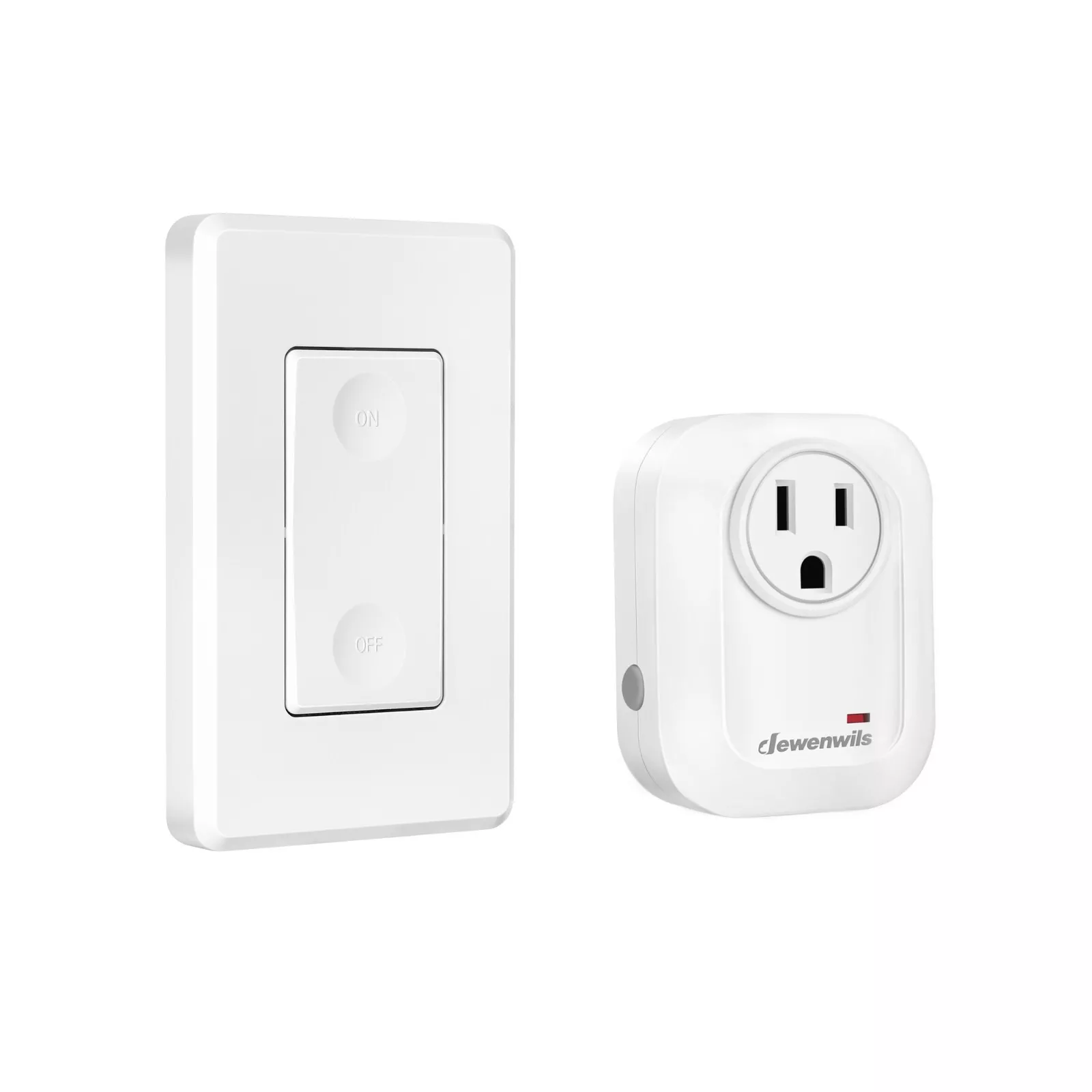 Wireless Wall Mounted Light Switch, Electrical Plug in On Off Power ...