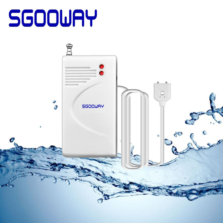 Wireless Water Leakage alarm Intrusion Detector Leak Sensor Work With
