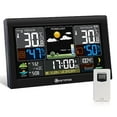 thumbnail image 1 of Wireless Weather Station with Outfdoor Sensor 8.8'' LCD Digital Thermometer Hygrometer,WWVB Radio Alarm Clock,Barometer,Weather Forecast,City Sunrise Sunset Time,Calender,Moon Phase, 1 of 7