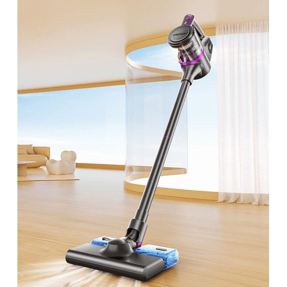 Wireless Wet Dry Floor Vacuum Cleaner, Multi-Functional Cordless Household Carpet Hard Floor Washing Suction Cleaning Machine