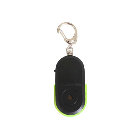 Wireless Whistle Key Finder Voice Control ABS Material LED Light Camping Hiking Outdoor Daily Use
